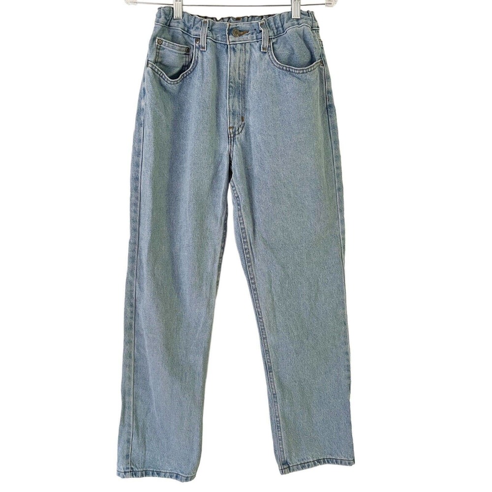 George Regular Fit Adjustable Waist Straight Leg Vintage High Waisted Jeans 32